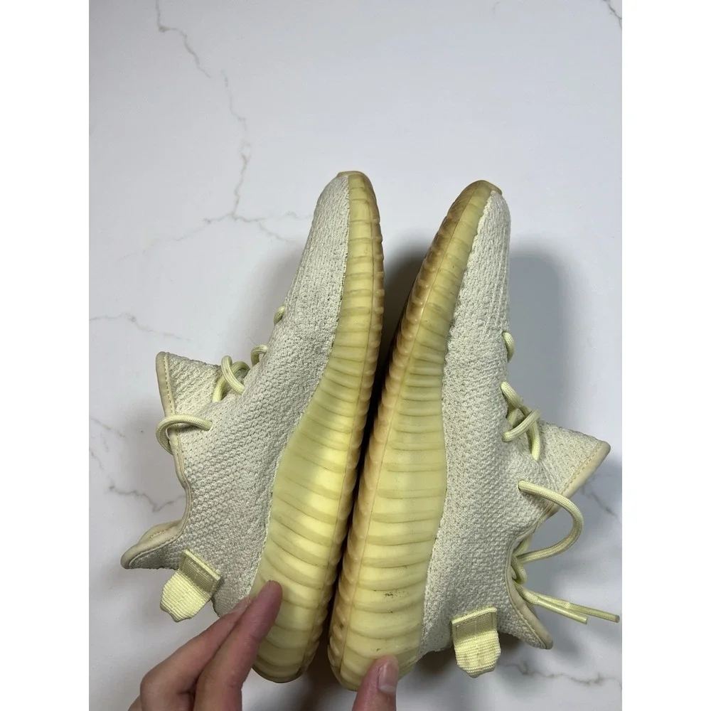 Adidas Yeezy Boost 350 V2 Mens Butter F36980 Pale Yellow Sneakers Size 8